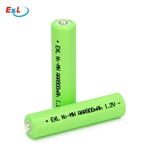 Bateria recarregável 1.2v ni-mh aaa, feito na china, alta qualidade, 500 mah 1.2v