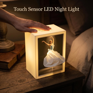 Boîte à mouchoirs LED avec capteur tactile, veilleuse intelligente, grand support, lampe moderne pour la maison, le bureau, accessoire de décoration de bureau, gadget haut de gamme - Product Image 4