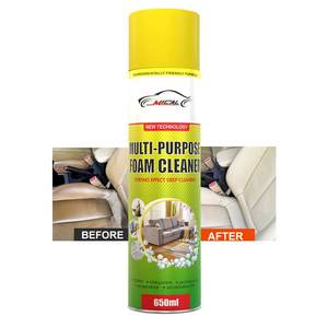 Mousse nettoyante multifonctionnelle OEM/ ODM pour enlever la saleté intérieure de la voiture Spray de <span class=keywords><strong>lavage</strong></span> et de nettoyage 650ML - Product Image 4