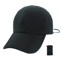 Gorra de béisbol unisex dobby color sólido bordado a mano deporte protector solar