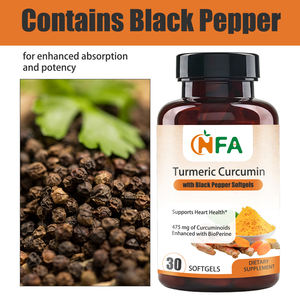 Cápsulas Blandas de Cúrcuma y Curcumina de Marca Privada, Suplemento Dietético, Extracto de Cúrcuma, Apoya la Salud del Corazón, Aumenta la Pérdida de Peso - Product Image 6