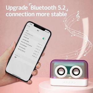 Hot bán <span class=keywords><strong>K9</strong></span> trong suốt Acrylic RGB ánh sáng đầy màu sắc <span class=keywords><strong>Bluetooth</strong></span> Loa kênh 2.0 đa chức năng loa không dây - Product Image 5