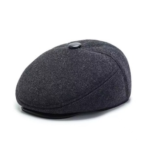 Casquette de lierre pour hommes casquettes à oreillettes invisibles rétractables couverture d'<span class=keywords><strong>oreille</strong></span> extérieure chaude béret plat gavroche Gatsby chapeaux - Product Image 6