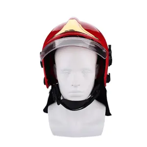 High Quality European Type Anti Impact Fire Helmet For Fire Fighting