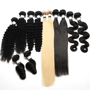 100% human hair extensions bundles indian virgin remy raw hair bundles vendors 9a-10a cheap curly human hair weft extensions