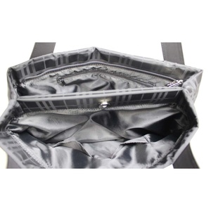 Luxe Fantaisie Haute qualité Affaires Polyester 3 compartiments Jacquard NOIR Deux poignées Casual Quotidien hommes dames fantaisie sacs - Product Image 4