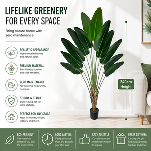 <span class=keywords><strong>Plante</strong></span> artificielle de bananier du voyageur de haute qualité, fausse <span class=keywords><strong>plante</strong></span> verte en pot, fabrication sur mesure de plantes artificielles pour la <span class=keywords><strong>d</strong></span>écoration intérieure - Product Image 3