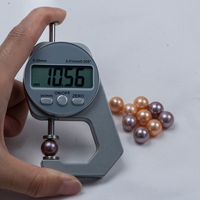 Perles d'eau douce rondes de 10-11 mm, couleur Edison, haute brillance, en vrac, pour la fabrication de bijoux, vente en gros
