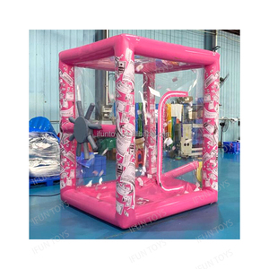 Sealed <span class=keywords><strong>Air</strong></span> Gonfiabile Soldi Afferrare Booth/Contanti Cubo Macchina da Soldi di Booth per Evento - Product Image 5
