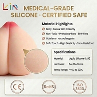 Jouet sexuel masculin réaliste en silicone en forme de pêche, étanche, pour la masturbation masculine