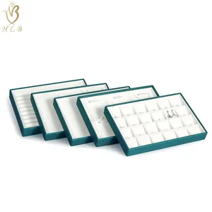 Nhà Máy ODM Stackable trang sức khay hiển thị tùy chỉnh đồ trang sức Showcase hiển thị trang sức tổ chức khay - Product Image 3