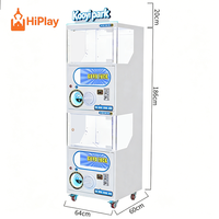 Distributeur automatique de capsules à double couche pour centres de jeux et centres commerciaux, machine à gashapon à monnayeur, machine à prix pour salles d'arcade