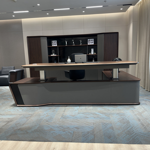 Nội thất văn phòng tối giản hiện đại, Bàn nâng Ông Chủ, bàn ca lớn, bàn cắt, sơn - Product Image 6