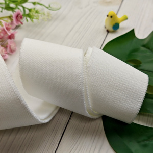 Cinta Elástica de Tela Jacquard con Logotipo Personalizado, Cinta de 50 mm para Dobladillos de Ropa, Ropa Interior, Cinta Elástica de Tela - Product Image 3