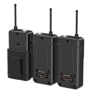 Micrófono Lavalier <span class=keywords><strong>bidireccional</strong></span> UHF de Audio profesional con auriculares, llamadas, conferencias, monitoreo, micrófono inalámbrico confiable - Product Image 2