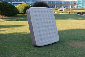 Cama Inflable Doble Convertible con Bomba Incorporada, Colchón de Aire de <span class=keywords><strong>Espuma</strong></span> Plegable y Portátil para Acampar al Aire Libre y en Casa - Product Image 5