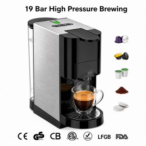 Machine à café expresso électrique programmable en acier inoxydable, contrôle de la température, capacité de 650 ml, garantie d'un an, vente en gros - Product Image 2