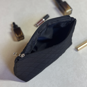 Bolsa de Cosméticos de Viaje Profesional Personalizada al por Mayor de Fábrica, Bolsa de <span class=keywords><strong>Maquillaje</strong></span> Negra de Gran Capacidad con Bolsillo Interior - Product Image 4