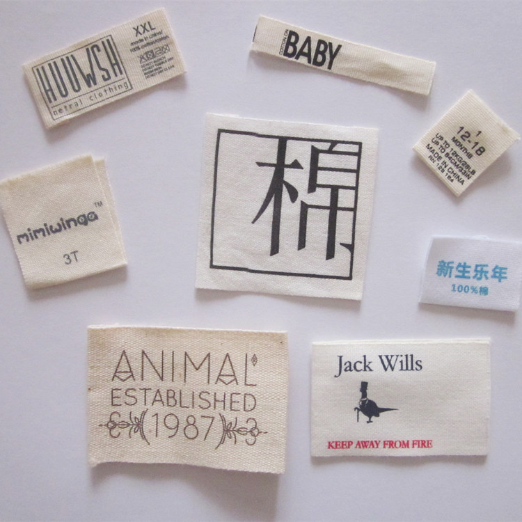 Складные этикетки с логотипом бренда одежды на заказ, тканевые этикетки с пришивкой, этикетки для ухода за одеждой