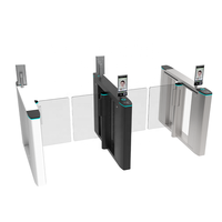 Tourniquet rapide à reconnaissance faciale et contrôle d'accès par carte, en acier inoxydable, barrière bidirectionnelle pour aéroport, supermarché, musée