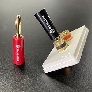 RASANTEK OEM ODM <span class=keywords><strong>Banana</strong></span> Plug от производителя, заглушка для динамика, штепсельная вилка 4 мм, позолоченная штепсельная Вилка для динамиков, Кабельный разъем - Product Image 5