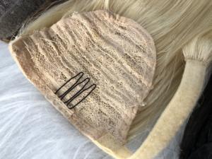 Cordon <span class=keywords><strong>de</strong></span> serrage à enrouler <span class=keywords><strong>naturel</strong></span> 100% cheveux humains vierges, <span class=keywords><strong>queue</strong></span> <span class=keywords><strong>de</strong></span> <span class=keywords><strong>cheval</strong></span> naturelle lisse et soyeuse - Product Image 2