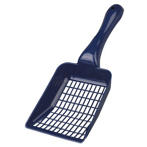 Recogedor de arena para gatos XL, diseño de rejilla de plástico verde para caja de arena para gatos - Product Image 2