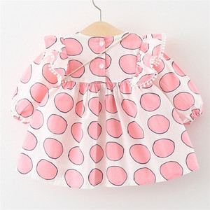 Robe pour bébé et enfant à manches longues à pois, la plus belle, pour les sites de vente en ligne, provenant du marché de gros chinois - Product Image 3