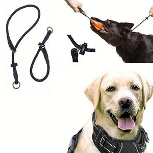 Cadena en P de nailon ajustable, cordón hecho a mano antichoque para entrenamiento de perros, <span class=keywords><strong>Collar</strong></span> de cuerda deslizante de tracción para entrenamiento de Pastor Alemán - Product Image 3