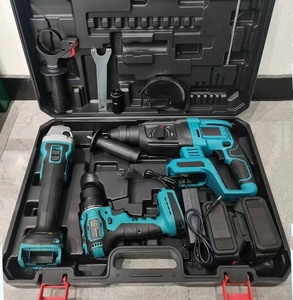 Set Kit di Utensili con Trapano Elettrico da Fabbrica 21V, Portatile, Senza Fili, Brushless, Batteria al Litio 18V, Include Falcetto - Product Image 5