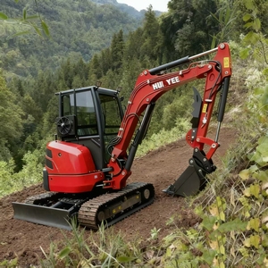 รถขุดขนาดเล็ก 3.5 ตัน ยี่ห้อ EU Powerful พร้อมเครื่องยนต์มาตรฐาน CE EPA 5 ดีไซน์กะทัดรัด เหมาะสำหรับงานก่อสร้างและงานฟาร์ม - Product Image 1