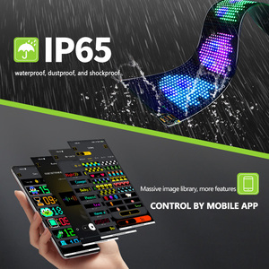 Panneau matriciel LED programmable FPCB, écran flexible, affichage d'animations, message défilant, panneau d'affichage, contrôle par application pour voitures - Product Image 6