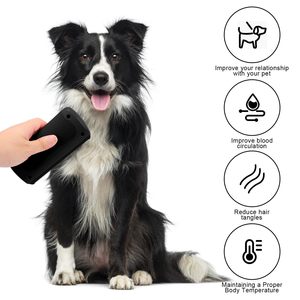 Köpek dökülme kedi köpek için fırçalar bakım tarağı fırça Deshedding fırça Pet keçeli kürk sökücü Dematting tarak - Product Image 5