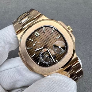 Diseño clásico de estilo lujoso, caja plateada de acero inoxidable para hombre, reloj mecánico automático de 40mm para hombre 5712 - Product Image 2