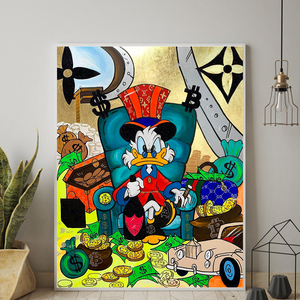 Peintures sur toile, affiches et impressions d'art graffiti, décoration moderne pour salon, Cuadros - Product Image 1