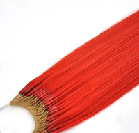 Vente de haute qualité : Cheveux humains vierges indiens Remy 100 % naturels, en vrac, 12-30 pouces, couleur personnalisée, double trame machine, vente en gros