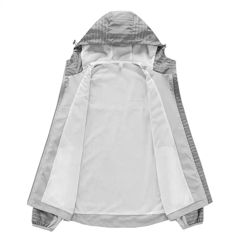 Chaqueta personalizada para exteriores, rompevientos ligero, impermeable, OEM