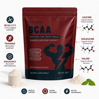 Complément Sportif Adulte Marque Blanche pour Utilisateurs de Gym – Endurance et Soutien Fitness – Poudre d'Acides Aminés à Chaîne Ramifiée (BCAA)