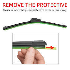 Escobillas Limpiaparabrisas Universales en Forma de U de Primera Generación, Silenciosas, Marca HERRIG, de 16 Pulgadas, de Caucho Natural, para Q7, Edge, Defender, DS5 - Product Image 5