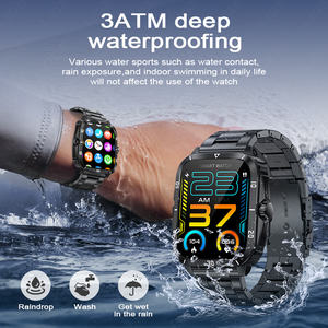 LIGE BW0696 2-bandjes smartwatch van roestvrij staal voor heren en dames, met oproepen beantwoorden, 3ATM waterdicht, fitness tracker, compatibel met Android en iOS - Product Image 3