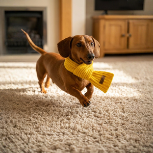 وشاح قطني كلاسيكي محبوك بتصميم بسيط، قلادة للحيوانات الأليفة للشتاء والخريف والربيع، وشاح للكلاب - Product Image 5