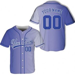 Vente en gros de t-shirts à manches courtes sur mesure, maillots de baseball, logo personnalisé, couture/impression, séchage rapide, vêtements de sport unisexes - Product Image 6