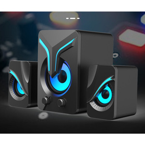 ลำโพงคอมพิวเตอร์แบบตั้งโต๊ะ USB 2.0 สเตอริโอ พร้อมไฟ RGB สำหรับแล็ปท็อปและพีซี - Product Image 5