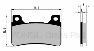 Pièce métallique de plaquette de frein de moto YL-F114 pour <span class=keywords><strong>HONDA</strong></span>-<span class=keywords><strong>CBR</strong></span> 600 RR/<span class=keywords><strong>CBR</strong></span> <span class=keywords><strong>1000</strong></span> - Product Image 6