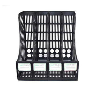 Office Supplies Plastic Desktop Storage File <b>Holder</b> Four-Piece File Frame File Box Student Large Capacity <b>Document</b> <b>Holder</b> - Product Image 5