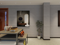 Panneau de pierre flexible Ripple Board pour revêtement mural intérieur et extérieur, pierre à flux d'eau, décoration en pierre moderne pliable