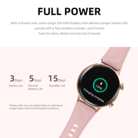 Montre connectée HW L1 Mini pour femmes, 1,26 pouces, répondre aux appels, fréquence cardiaque, pression artérielle, suivi de la santé, suivi du sommeil et du bien-être