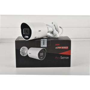 Caméra réseau bullet fixe HIK 4 MP WDR IR 40M avec audio bidirectionnel, capture de visage et protection périmétrique DS-2CD3043G2-IU - Product Image 1