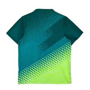 เสื้อฟุตบอลแบบแห้งเร็ว ผ้าตาข่าย พิมพ์ลายแบบซับลิเมชั่น คอวี ทรงโอเวอร์ไซส์ ทรงบ็อกซี่ สไตล์เรโทร แขนสั้น ยูนิเซ็กซ์ - Product Image 3