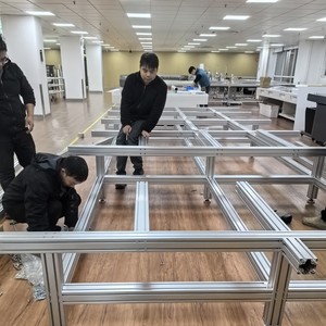 Libei Scaffale Espositivo Fai-da-te in Lega di Alluminio con Profili, per Garage, Negozio, Supermercato, Armadio, Stand Fieristico, Promozione - Product Image 2